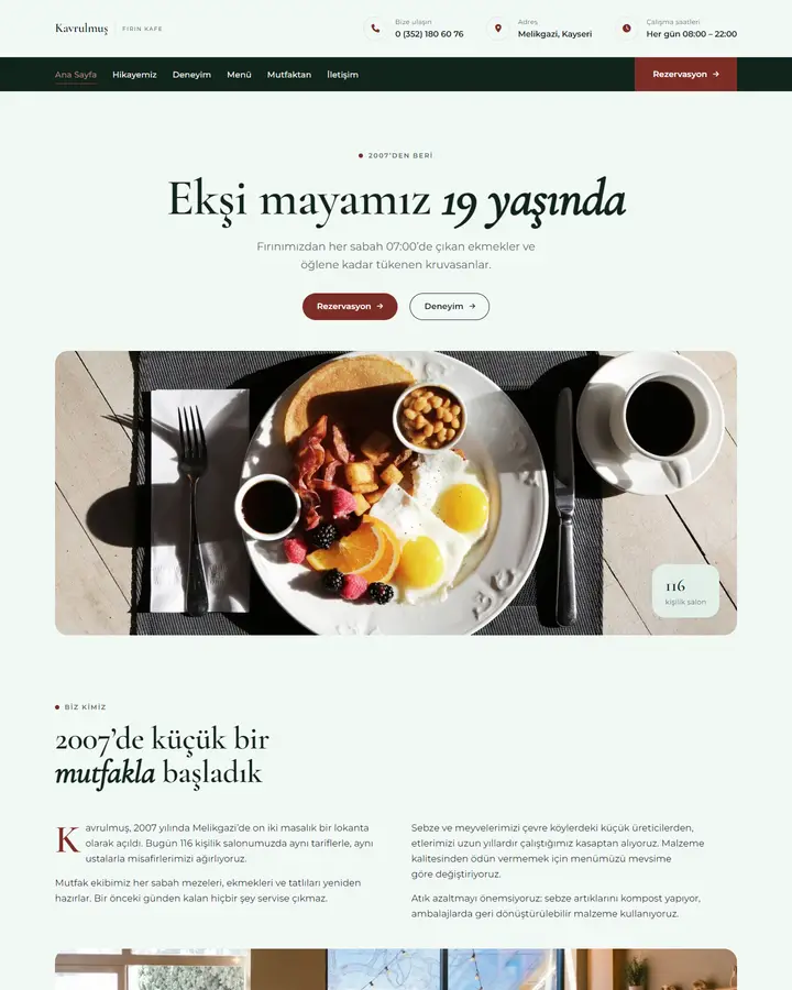 Tema 21 – Doğal & Organik tasarım önizlemesi