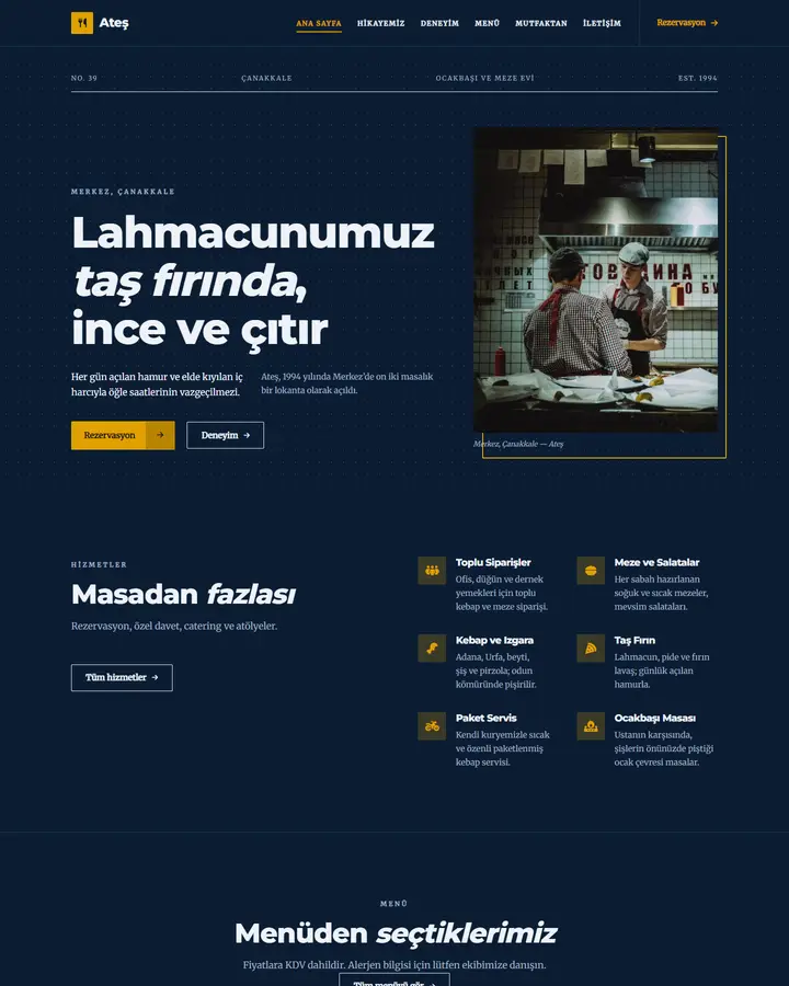 Tema 39 – Klasik Kurumsal tasarım önizlemesi